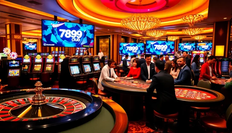 Players engaging in a thrilling game at 789club casino table, showcasing rich graphics and excitement.