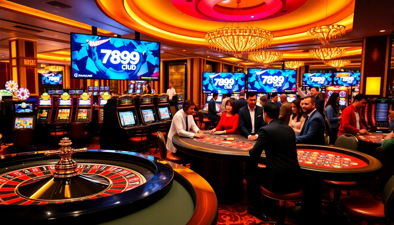 Players engaging in a thrilling game at 789club casino table, showcasing rich graphics and excitement.