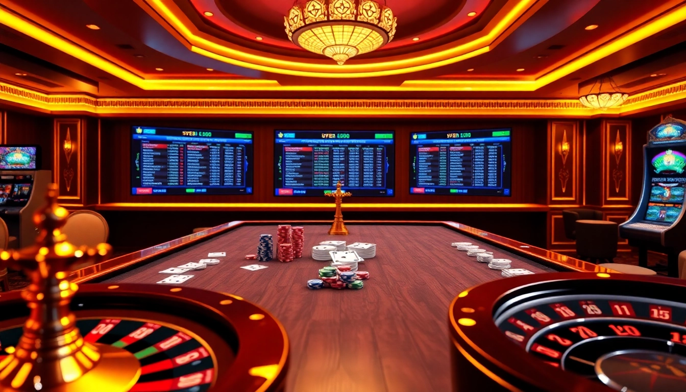 Experience thrilling gameplay at https://sv388win.live with vibrant casino tables and engaging betting action.
