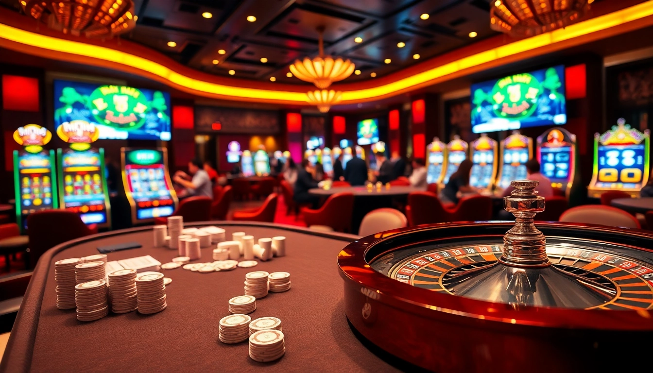 Experience luxurious gambling excitement at https://hm88.bike/, featuring vibrant casino tables and exciting gaming action.