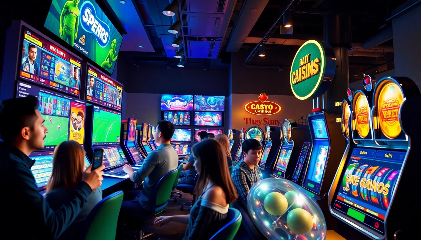 Experience the excitement of bk860s.com with a modern gaming atmosphere showcasing casino and sports betting.