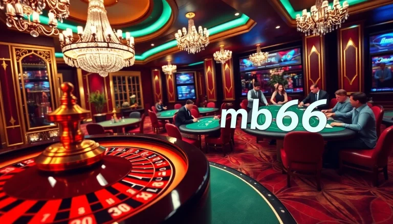 Experience thrilling moments at mb66 casino with exciting roulette and poker games.