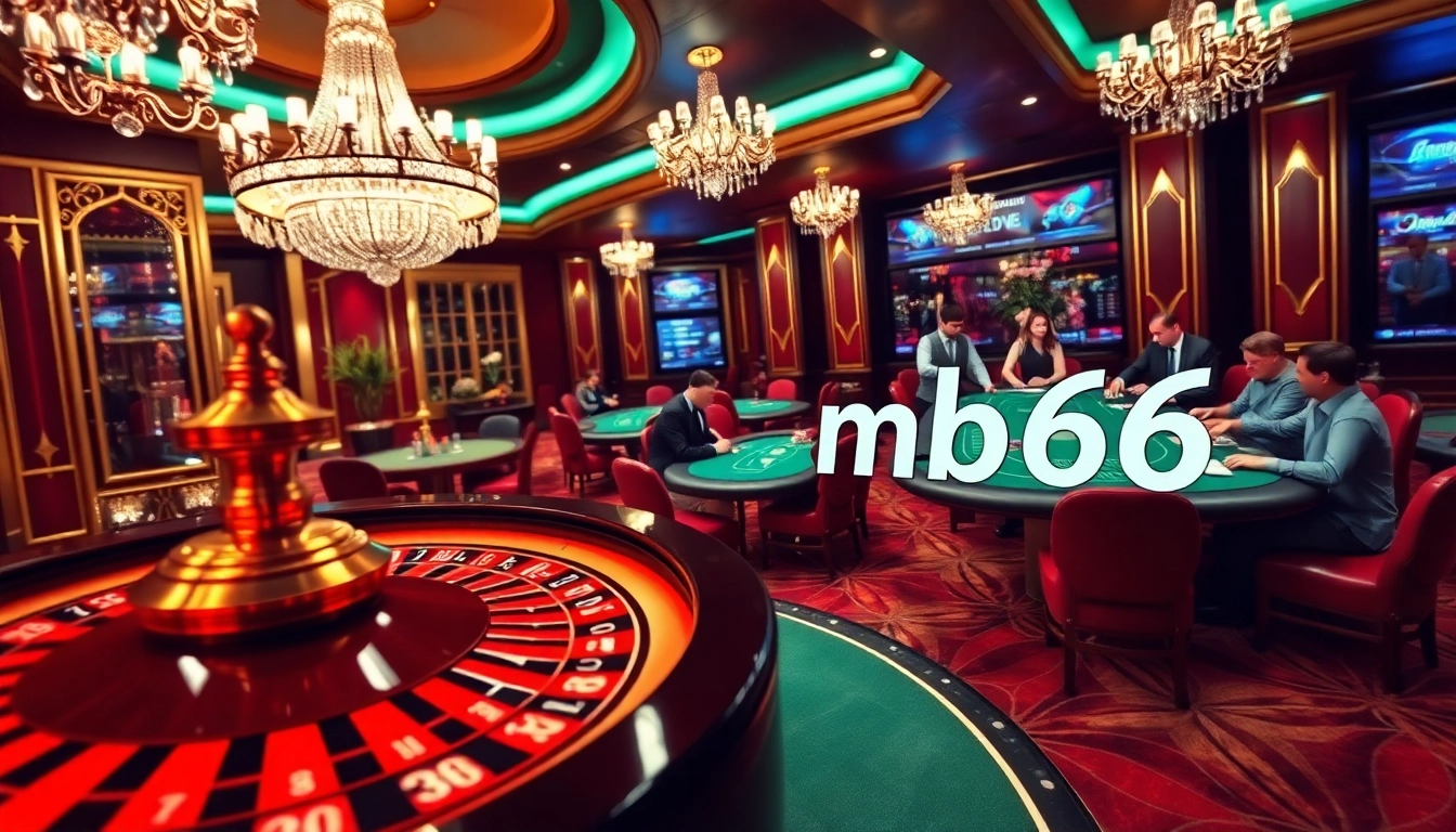 Experience thrilling moments at mb66 casino with exciting roulette and poker games.