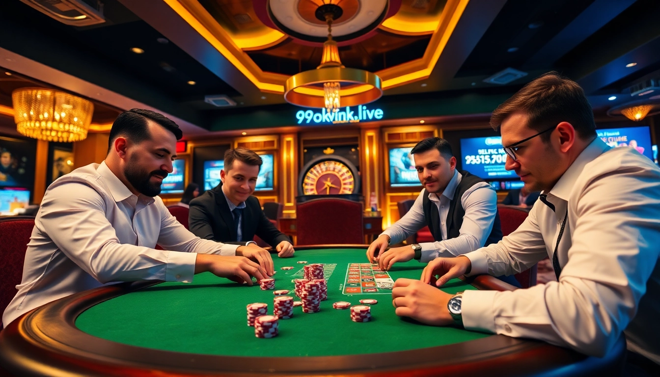 Experience high-stakes poker action at https://99okwin.live, featuring professional players and vibrant casino ambiance.
