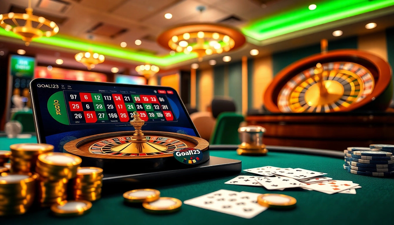 Experience thrilling gameplay at Goal123 with dynamic roulette, blackjack, and slot machines.
