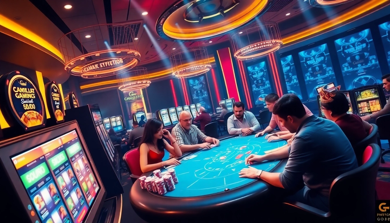 Experience the excitement of online gaming at https://go8s.bio/ with our vibrant casino scene featuring diverse players and thrilling games.