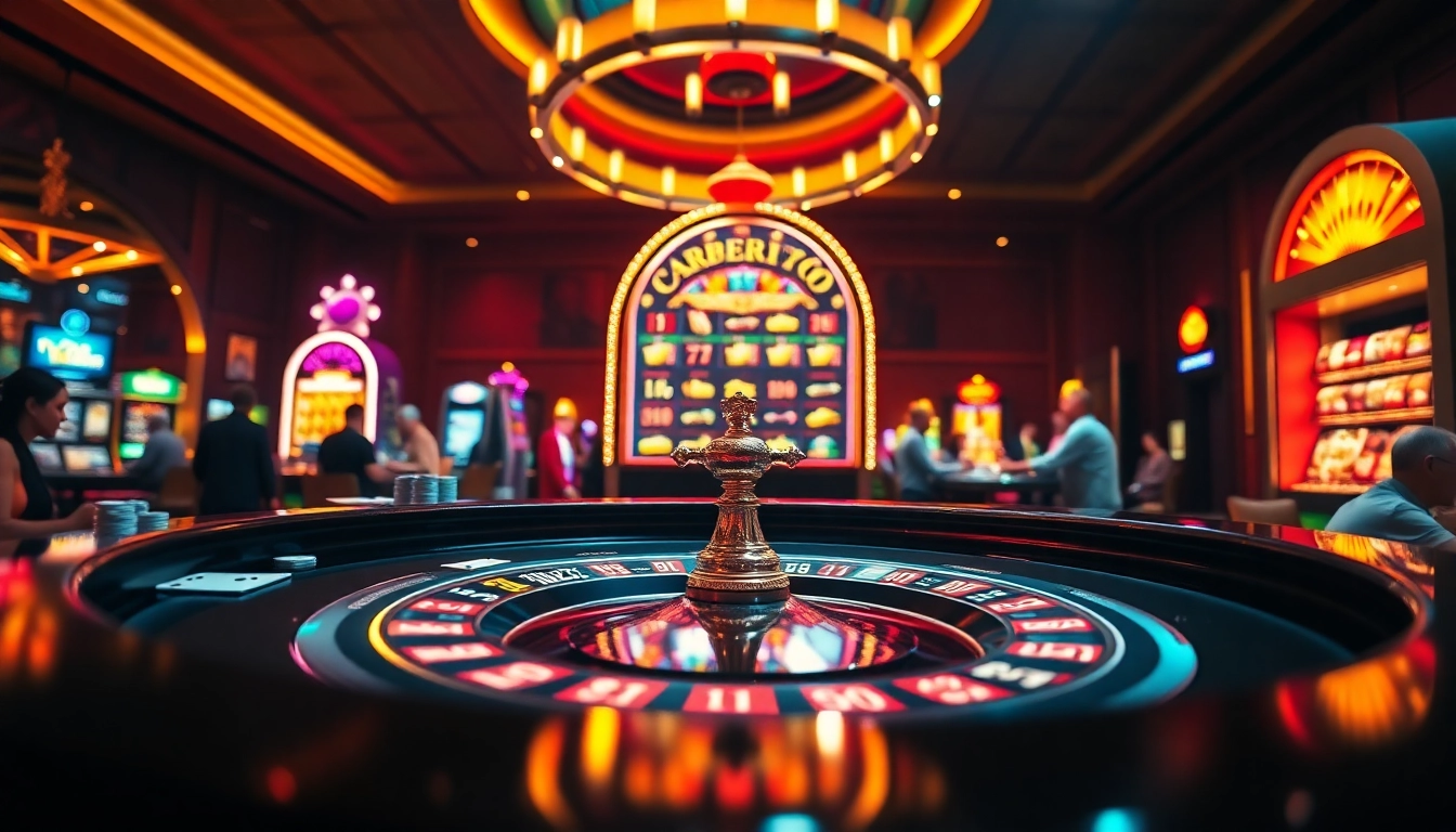 Experience luxury at tk88 casino with vibrant roulette and lively poker action.