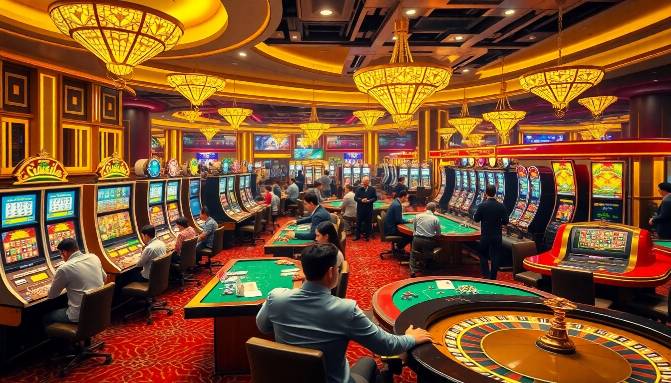 Experience the thrill of gambling at Nhà cái uy tín with vibrant slot machines and dynamic card games.