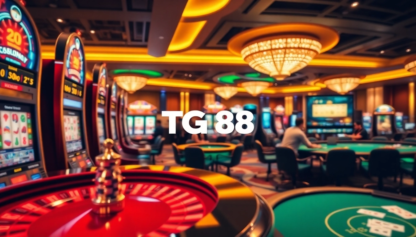 Experience thrilling online gambling at https://tg88.to/ with vibrant casino elements and engaging players.