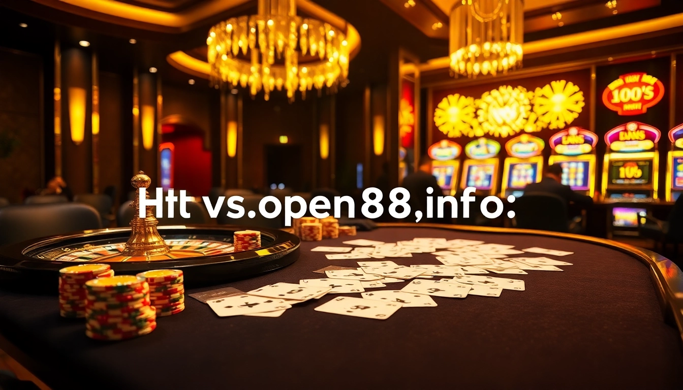 Experience thrilling gameplay at https://open88.info/ featuring poker chips, cards, and vibrant casino elements.
