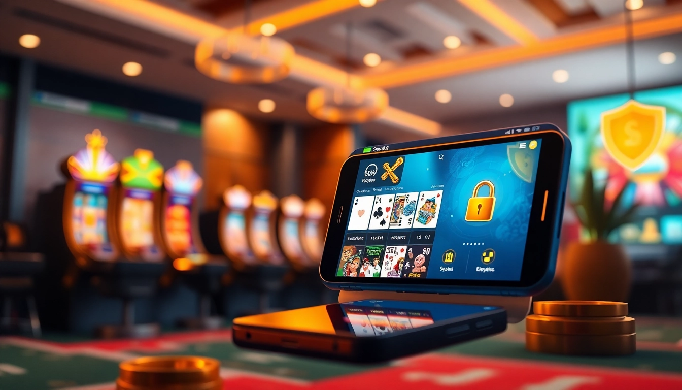 Sonclub online gaming platform showcasing slot machines and card games, emphasizing vibrant colors and user-friendly interface.