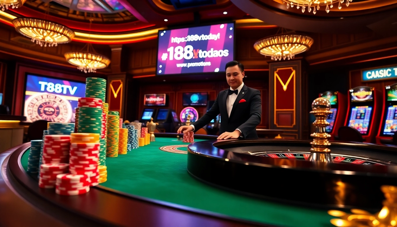 Win big at https://188v.today/ with vibrant casino tables and roulette wheels.
