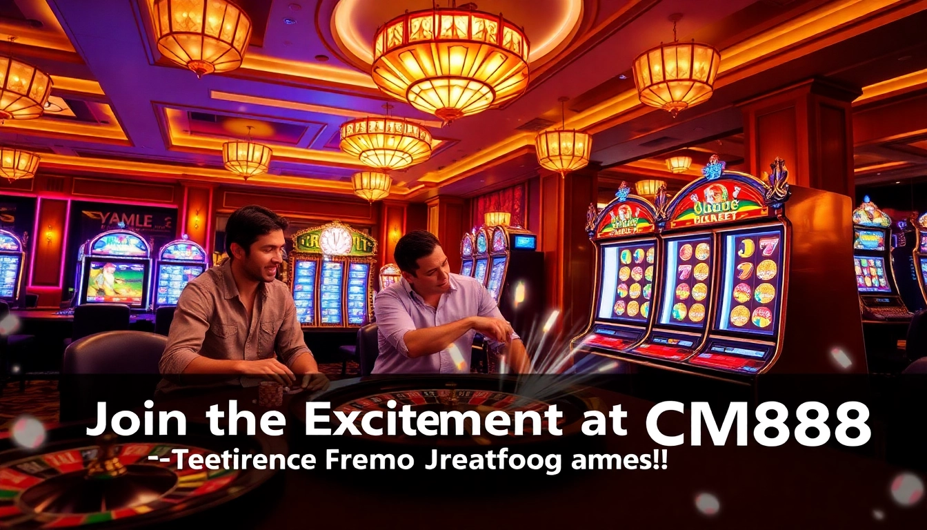 Experience thrilling jackpot games at https://icm88.com/no-hu-cm88/ featuring a vibrant casino atmosphere.